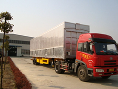 更长翼开启厢式车14米6半挂翼开启厢式车